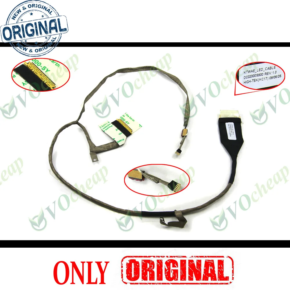 Genuine New Vedio Flex LCD cable for Toshiba Satellite L550 L555 L555D Series (17.3