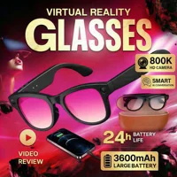 2026 nueva cámara de 800W 3600mAh cargador portátil gafas inteligentes más de 100 idiomas traducción Bluetooth llamada reproductor de música AI Chat gafas