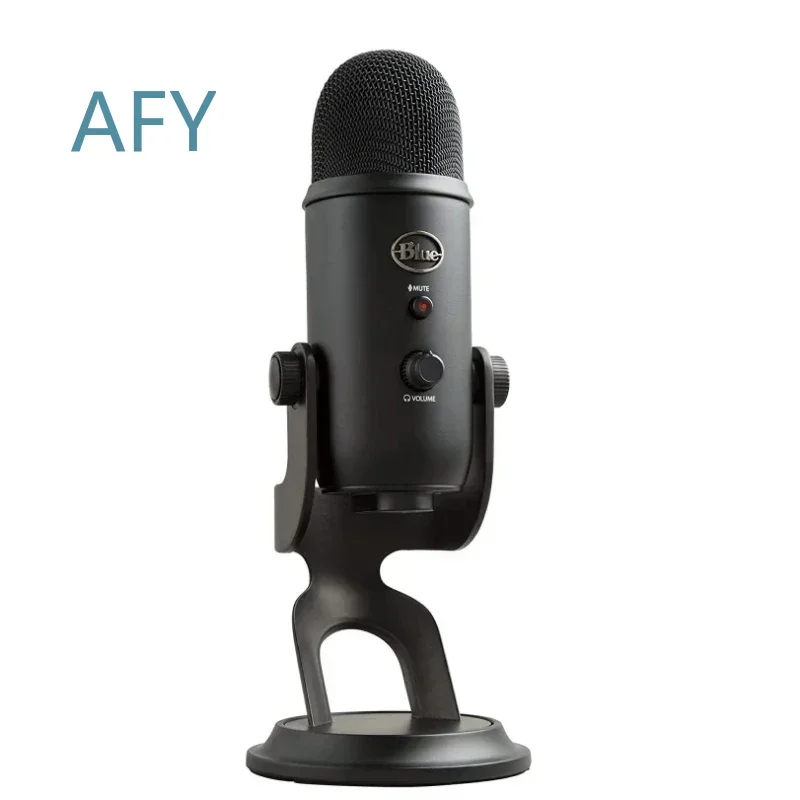 Blue Yeti Portable Noise Cancelling Condenser Microphone for Recording Singing Streaming Podcasting with 4 Pickup Patterns