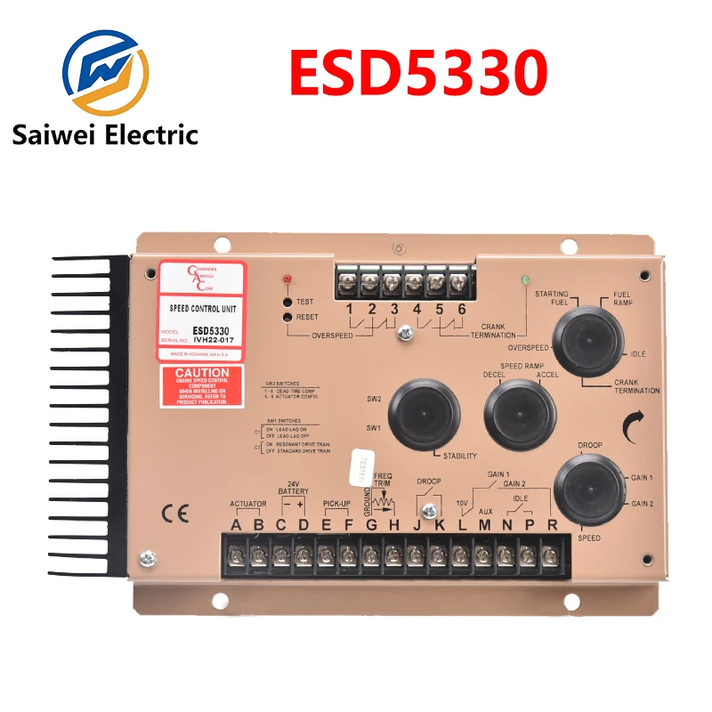 GAC ESD5330 Original Diesel Generator Set Engine Speed Control 24V Dual Element Speed Control Switch Variable Speed Control