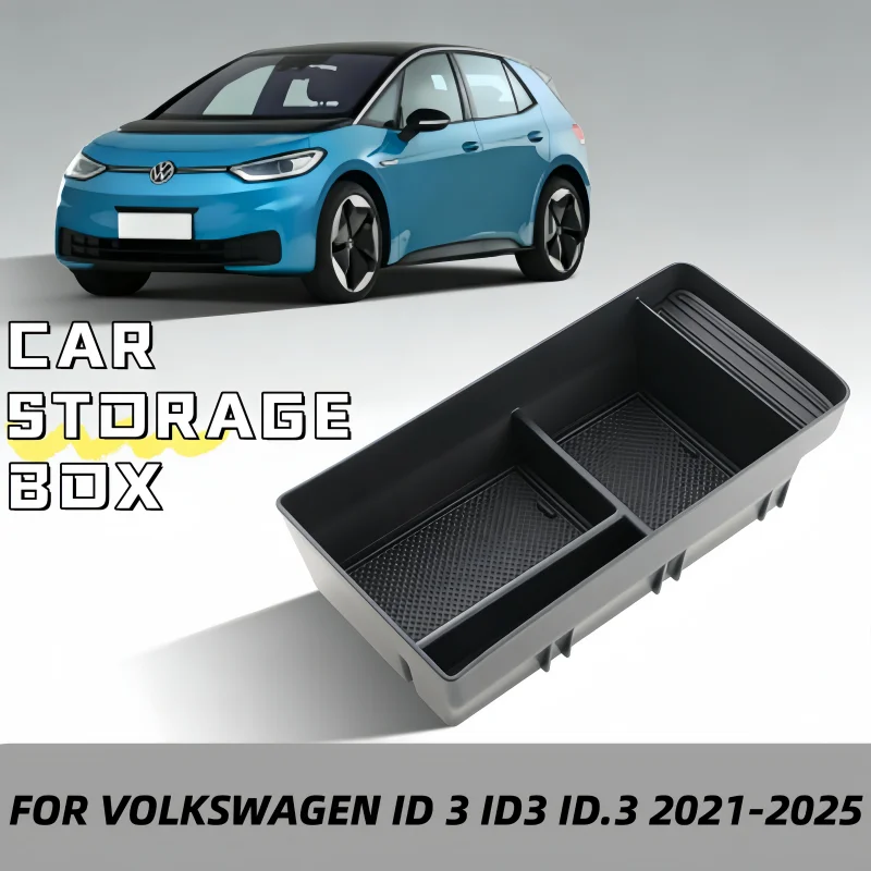 

Car Armrest Box For Volkswagen VW ID.3 ID3 2021-2025 Car Central Armrest Storage Box Content Center Console