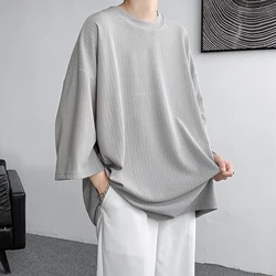 Men Planet Graphic Men's Short Sleeve T-shirt Vintage Oversized Fashion Casual Male T Shirt Korean Streetwear Men's Clothing