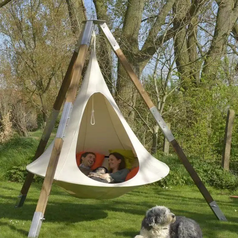 

180CM Outdoor Camping Waterproof Leisure Hanging Sofa Tent for Many People Butterfly Swing Hammock Hanging Chair Patio Furniture
