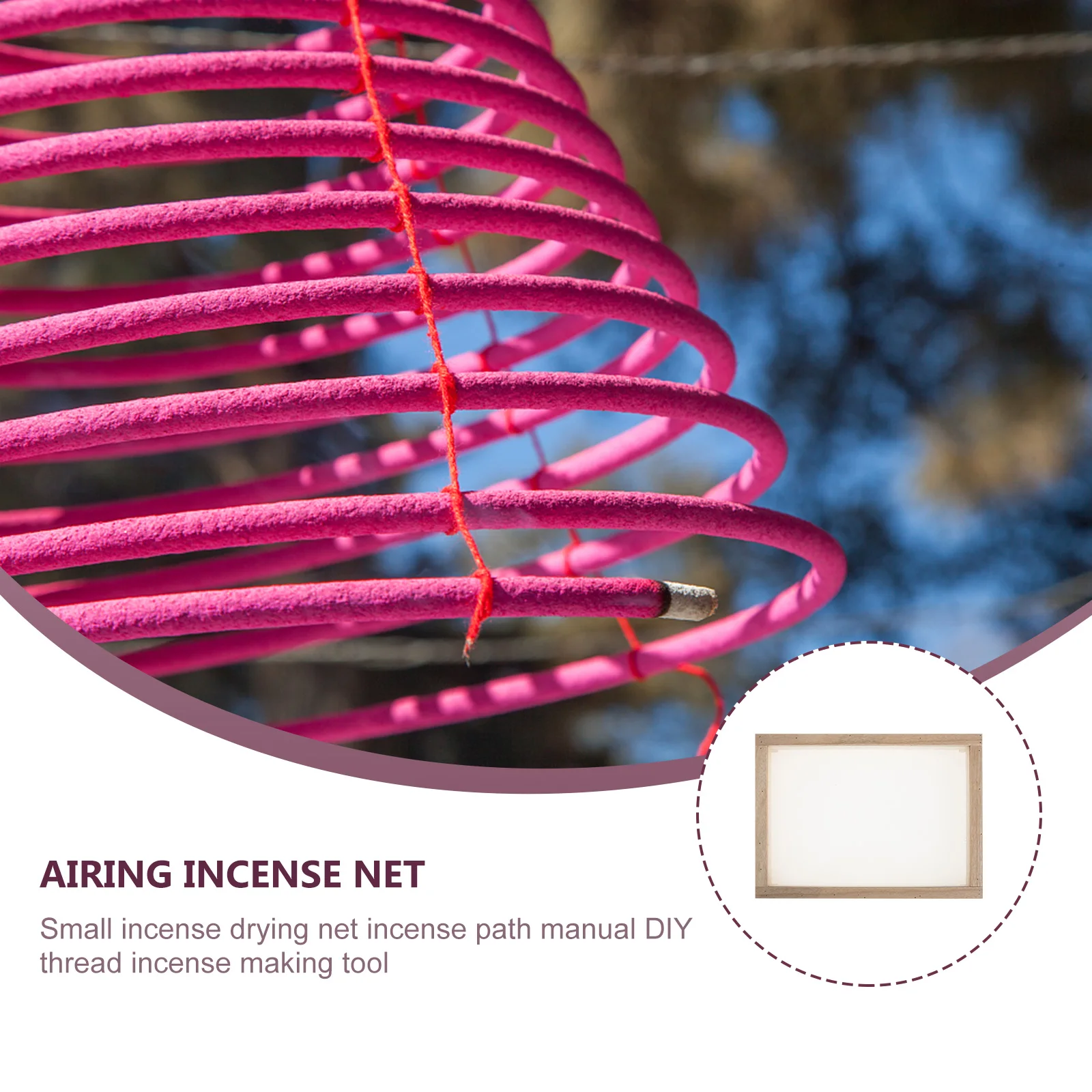 

Incense DIY Mesh Incense Dry Net Hand-Made Incense Net Incense Coil Bask Tray Incense DIY Supplies