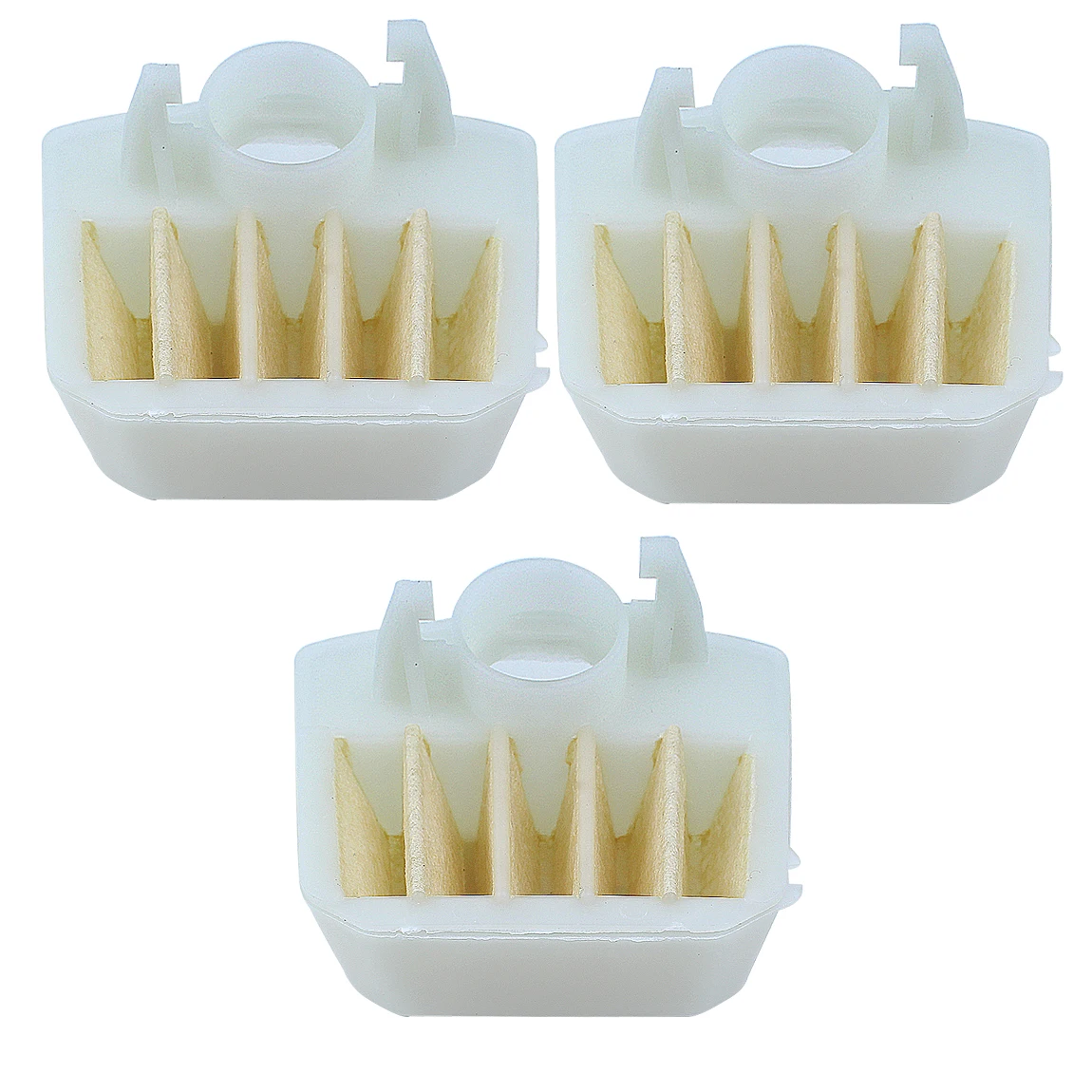 3ชิ้นตัวกรองอากาศ husqvarna 351 340 345 346 346XP เลื่อยไฟฟ้าแทนที่สำหรับ537024003 OEM
