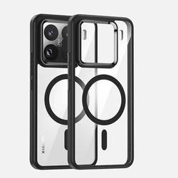 For Xiaomi 15 / 15 Pro HD Transparent Shockproof Magnetic Charging Case TPU PC Cover For Xiaomi Mi 15