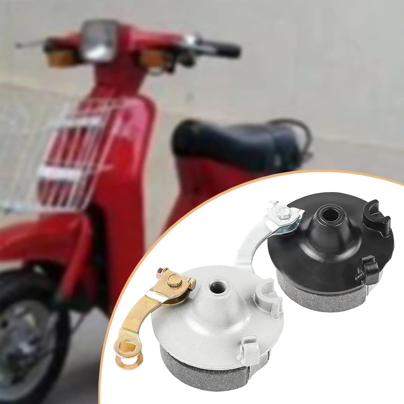 مجموعة محور طبلة الأحذية المعدنية لبطانة الفرامل الأمامية لدراجة نارية TB50