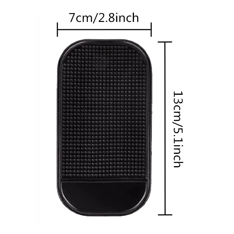 5Pcs Universal Car Dashboard Anti-Slip Mat: Keep Your Phone, Keys & Sunglasses Secure!