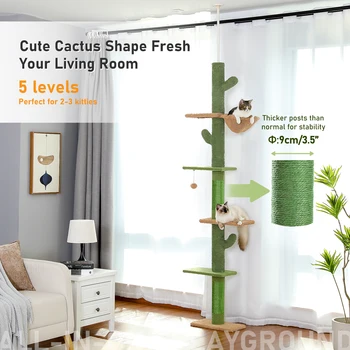 Floor to Ceiling Cat Tree 2