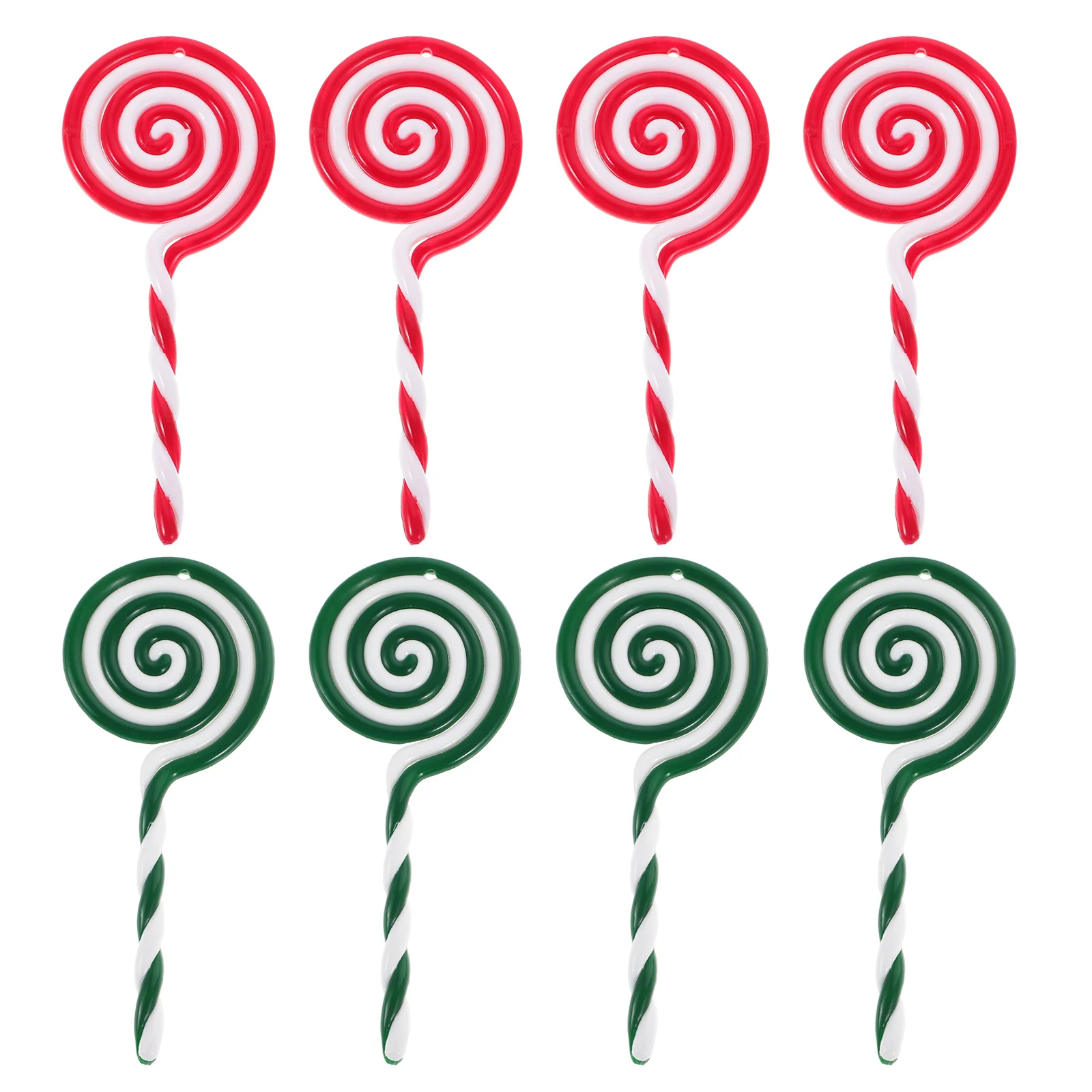

8 Pcs Christmas Decorations Candy Tree Accessories Holiday Ornaments Cane Hanging
