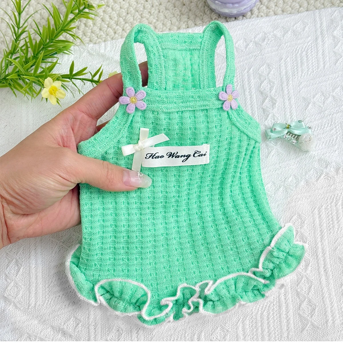 

Cute Pet Cat Dog Cotton Tank Top Summer Vest Breathable Dog Costume Pet Clothes for Small Dogs Chihuahua