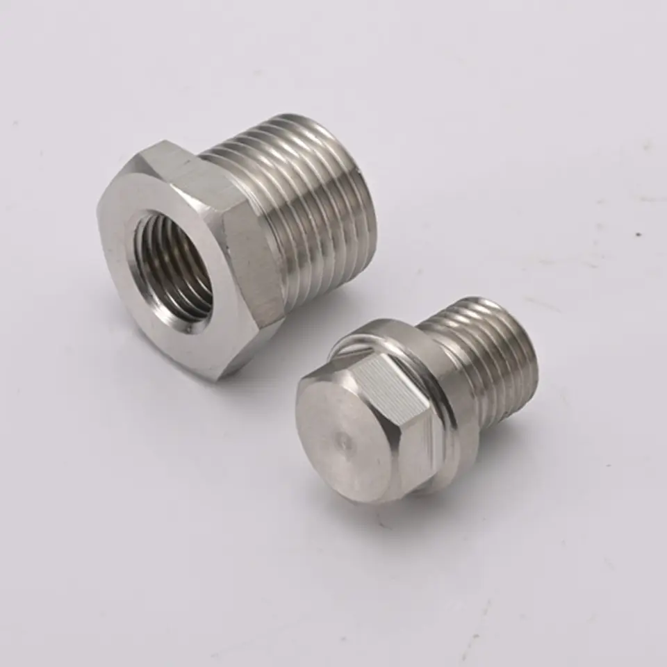 KIMISS O2-bung-reduceeradapter – M18 X 1,50 Naar M12 X 1,25, Roestvrij Staal, Geschikt Voor SR20DET En S13/S14, Eenvoudig Te Monteren