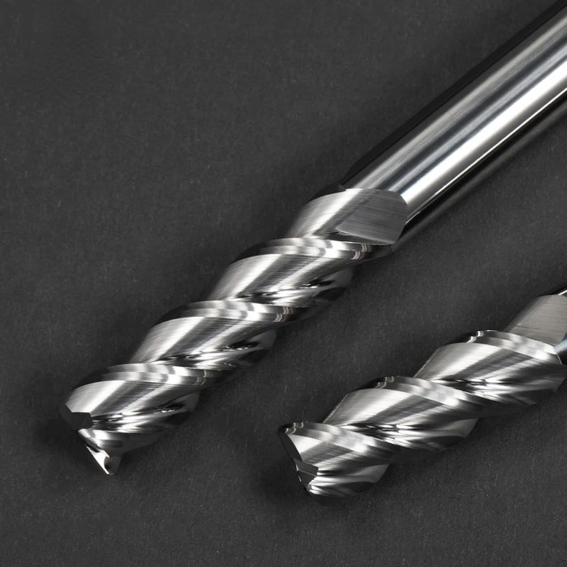 CNC R Bullnose Cutter R0.5 R1Surface Machining 3 Flutes 1,3,4,5,6,8,9,10,12-20mm Corner Radius Milling Cutter Aluminum End Mill