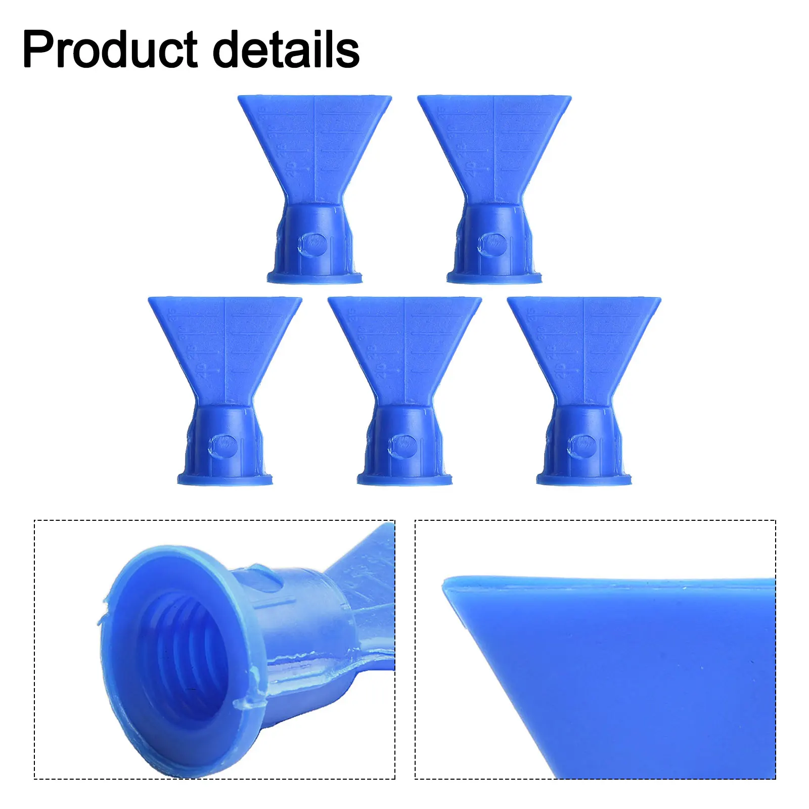 موزع موجة شكل فوهة السيليكون رذاذ تلميح مانع التسرب موزع 10 قطعة/الوحدة خرطوشة السد فوهة أدوات يدوية
