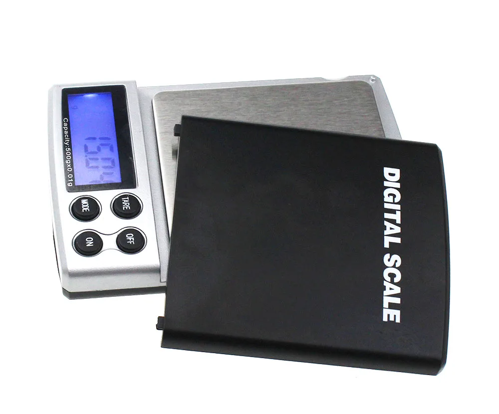 500g x 0.01g Digital Precision Scale Gold Silver Jewelry Weight Balance Scales LCD Display Units Pocket Electronic Scales