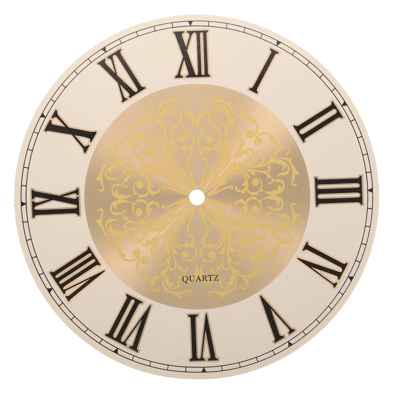 Wall Clock Dial Replacement Round Disc Component Accessory Plate DIY Part Vintage Quartz Clock Board Metal Dial Sturdy home deco