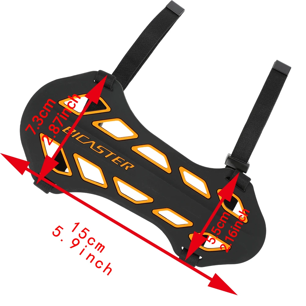 Protezione per il braccio per tiro con l'arco Arco in silicone morbido Protezione per il braccio Cinghia regolabile Arco lungo Arco ricurvo Arco composto Caccia da tiro all'aperto