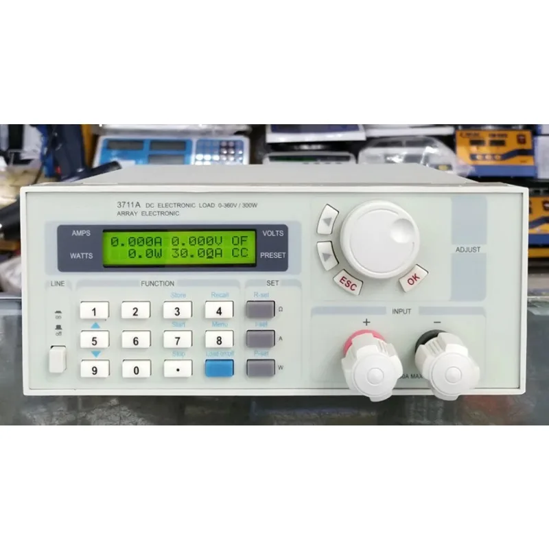 USB Programmable DC Electronic Load for Array 3711A 360V 30A 300W Electronic Load Module for Power Supply Testing Battery