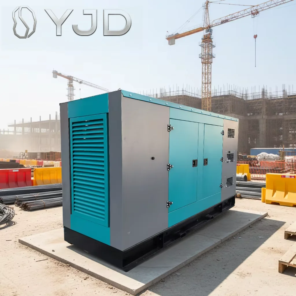 120kW Portable Silent Diesel Generator Set with Soundproof Canopy 400V 50/60Hz AC Single Phase Output