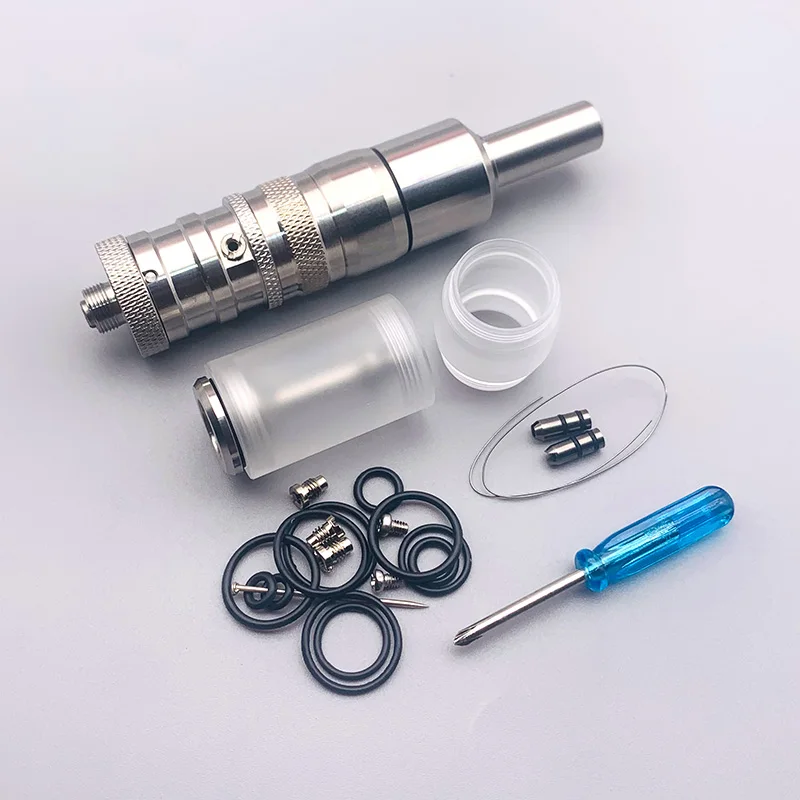 

DSX Flash e Vapor Mini RTA FEV Style Tank Atomizer 316SS 17mm Rebuildable Tank for Electronic Cigarette Vaporizer Vape Mod