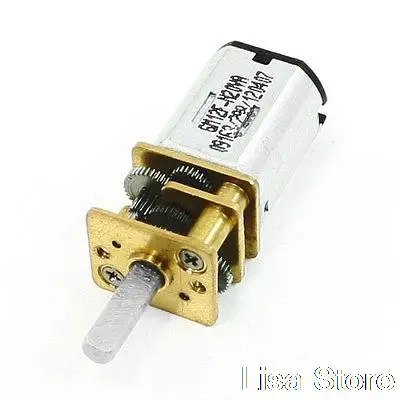 60RPM Rotary Speed 6V High Torque 3mm Dia Shaft Magnetic DC Mini Geared Motor
