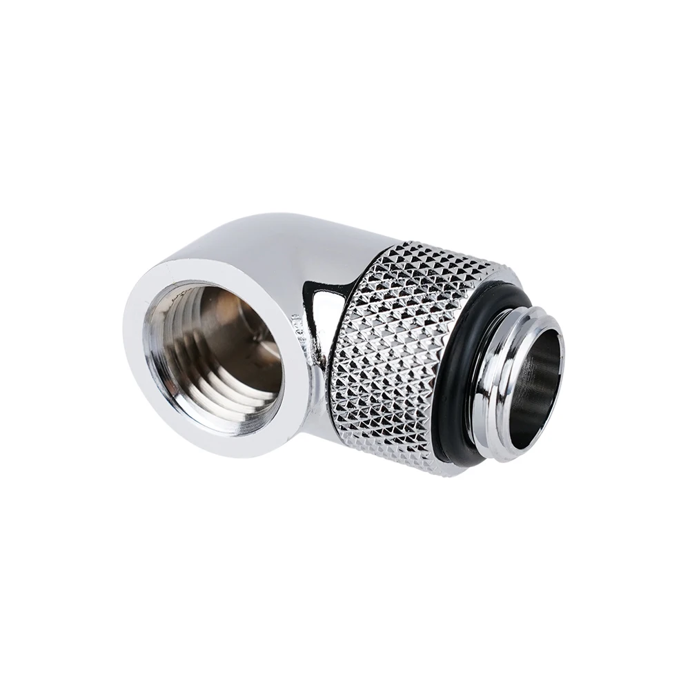 Barrow G1/4'' 90 Degree Rotary Fittings Computer Water Cooling Kit Fittings Elbow ,Black White Silver,TWT90-V2.5