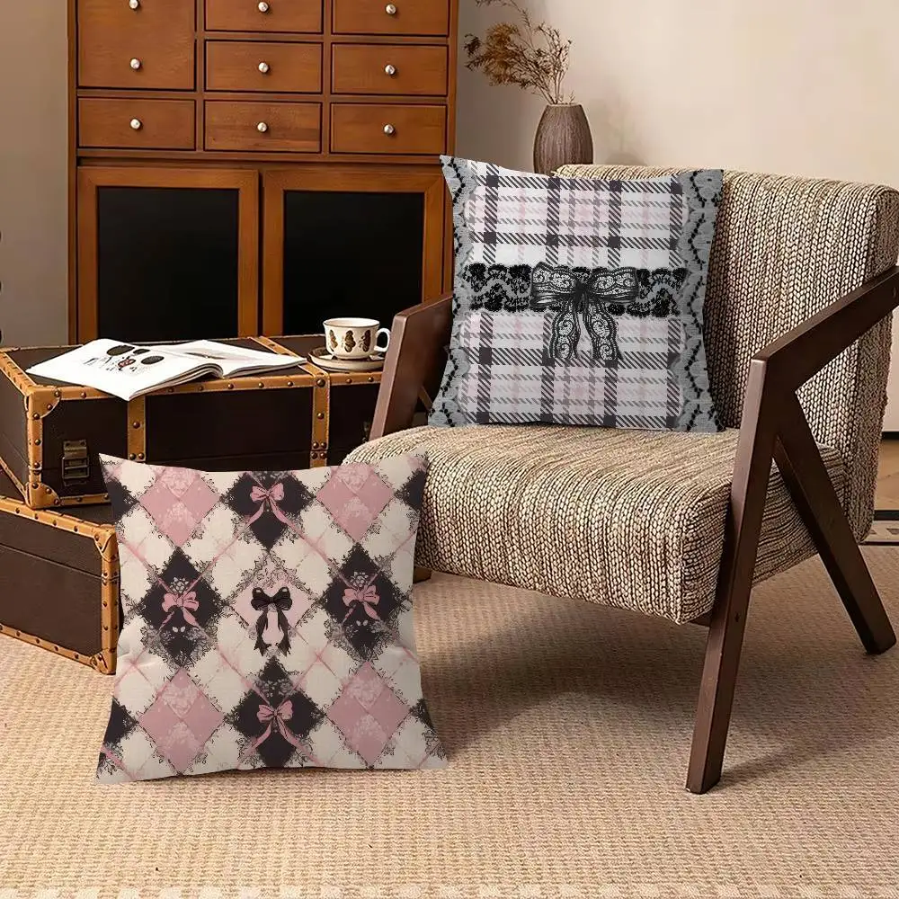 Dark Pink Style cool  Cushion Cover Pillowcase Upholstery Sofa Throw Pillow Home Decor Pillowcas
