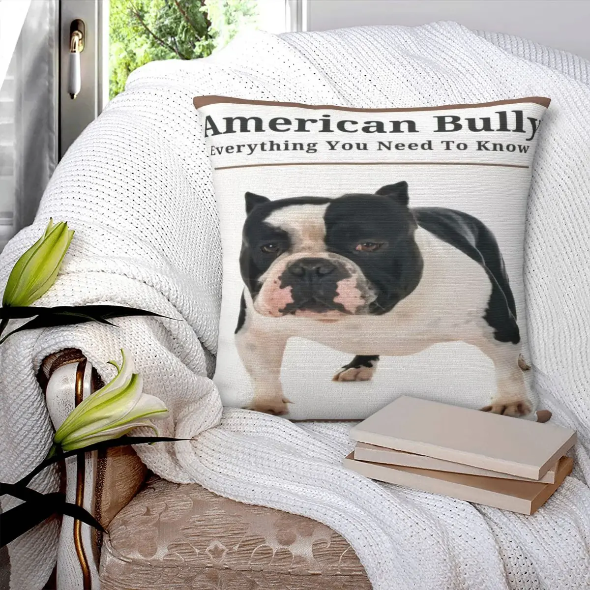 Bully Dog 3 Pillowcase Cushion Anime Living Room Cushion Cover Sofa Decorative Pillows Customizable