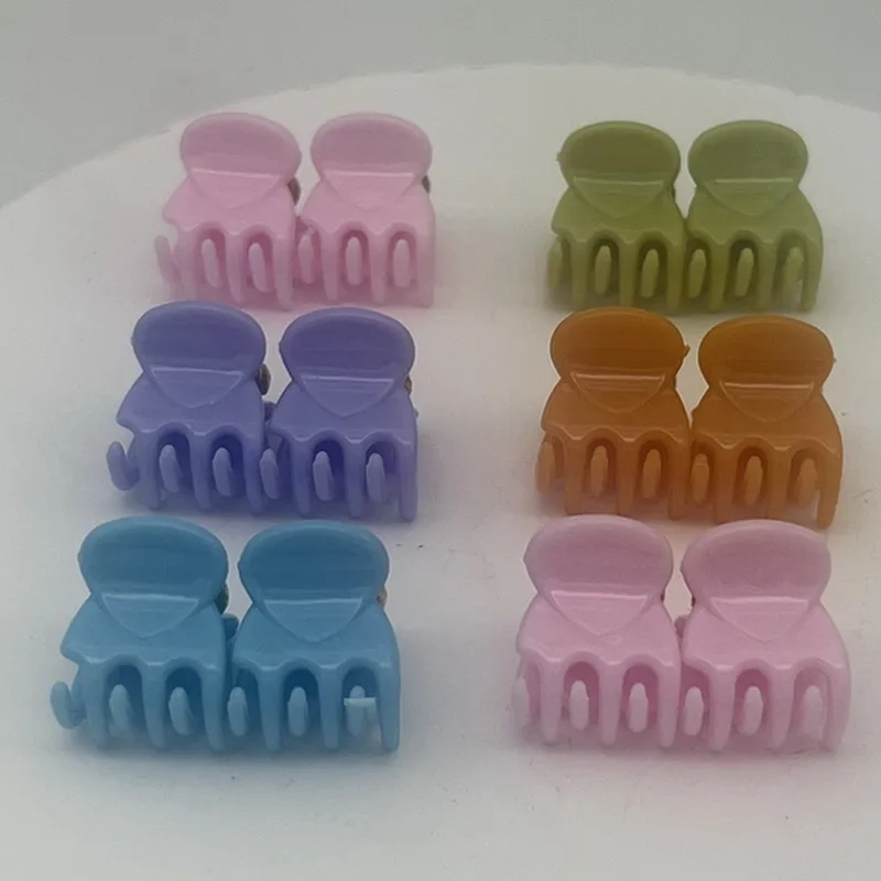12 teile/satz süße kleine Haar Krallen clips für Mädchen Mini Haars pange Klaue Kinder Haar Krabben Dame Kinder Haarnadeln Prinzessin Haarschmuck – Detail 12