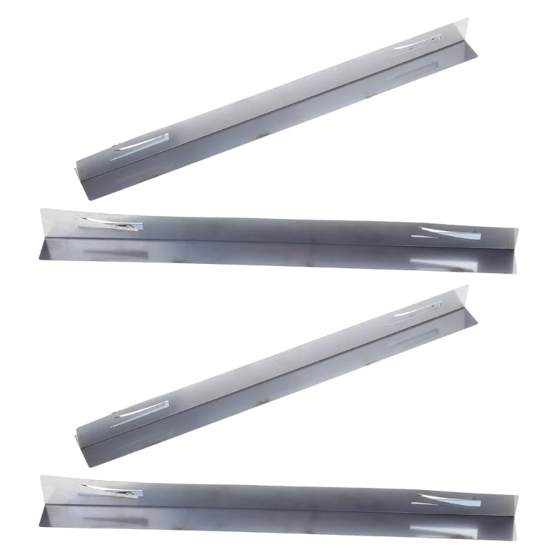 1 مجموعة موقد المطبخ مكافحة الفجوات غطاء الفولاذ المقاوم للصدأ الفجوات غطاء كوكتوب تقليم موقد الفجوات الحرس الفجوات حشو الحرارة