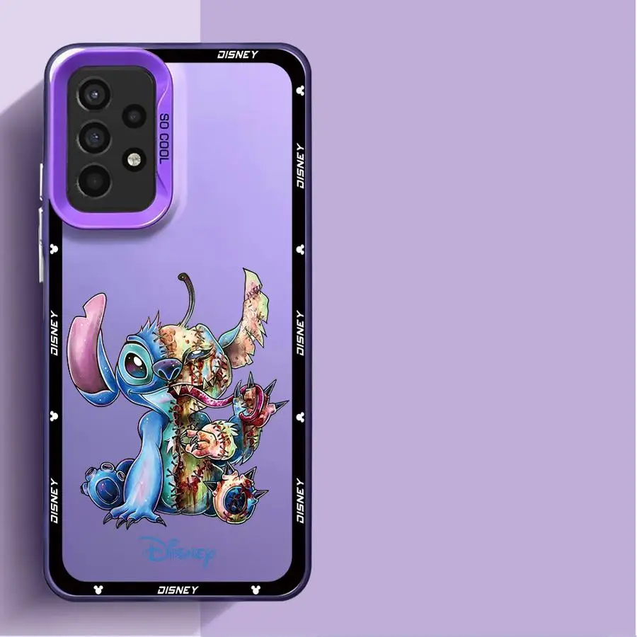 Disney-Étui de téléphone mignon Stitch pour Samsung Galaxy, A72, A54, A73, A32, A53, A51, A33, A24, A21s, A23, A52, A55, A35, A22, A34, A71 Cover