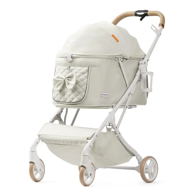 Outdoor Puppy Kinderwagen Kat Hond Reizen Ademend Kinderwagen Lichtgewicht Handig Opvouwbare Kleine Middelgrote Kinderwagen Producten