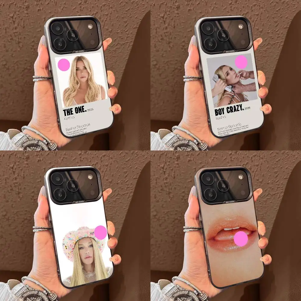 

K-Kesha Gag Order Phone Case For iPhone 17,16,15,14,13,12,11,Pro,Max,Plus,E,Air,Mini Black Tpu Cover
