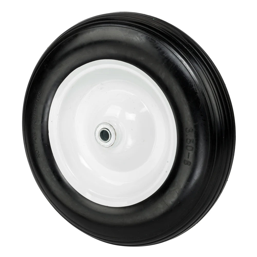 14.2" Tool Car PU Solid Foaming Wheel Black