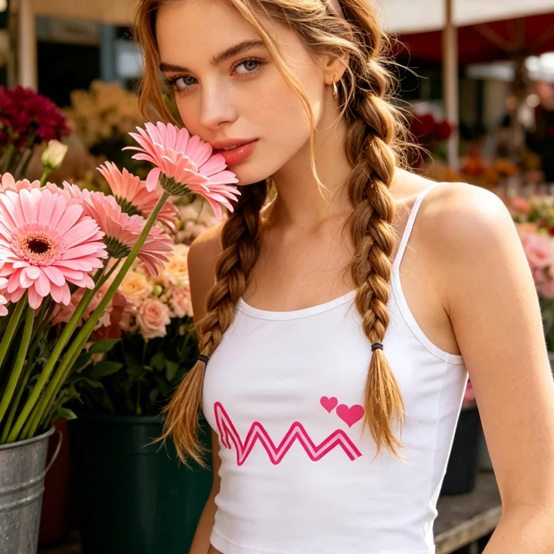 Y2K Aesthetic Vintage Sleeveless Sexy Crop Tops Printed Sling Strap Graphics Casual Slim Fit Goth Fashion Baby Tees Streetwear