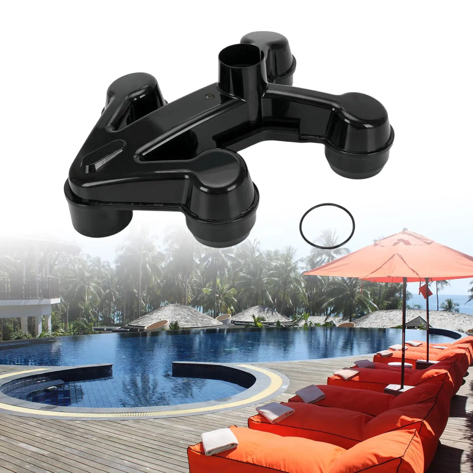 

R0357600 Pool Filter Top Assembly Black Easy Installation Spa Filter Accessories for Maintenance Pool and Garden Use