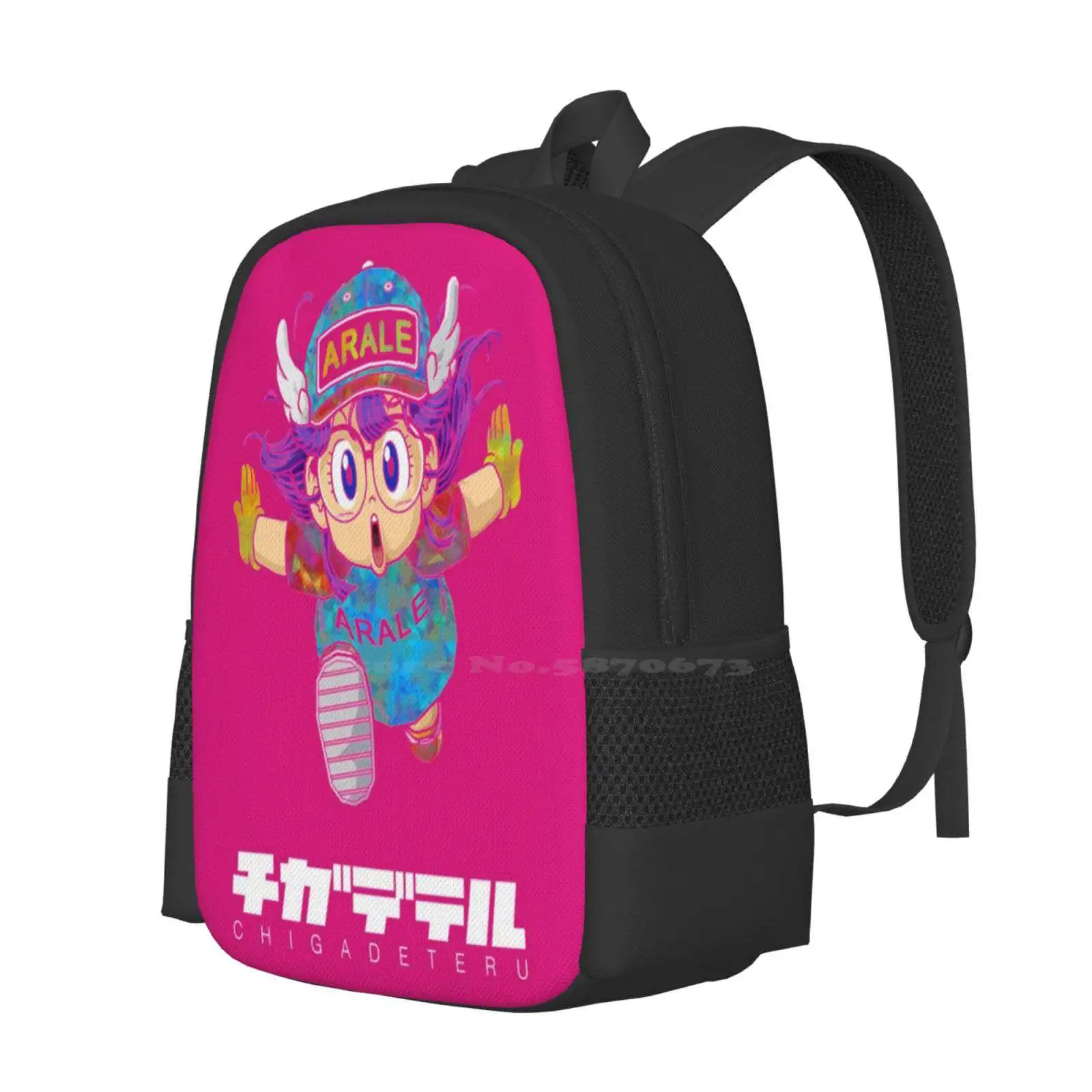 Arale Foil Essential Sac à dos, Sacs à la mode, Akira Toriyama Anime, Manga japonais, Dbz Bulma Z, Super Trunks, Super Piccolo, Vente chaude