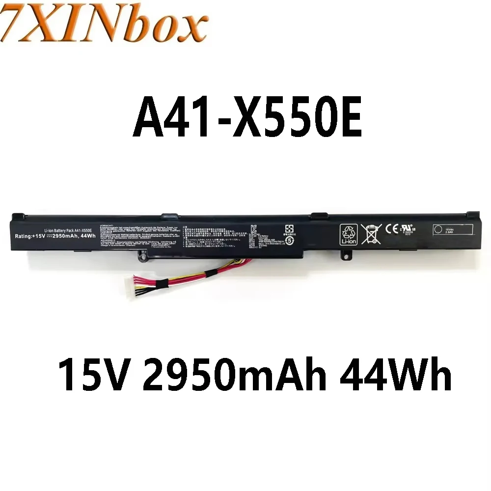 

7XINbox A41-X550E 15 В 44 Втч 2950 мАч Аккумулятор для ноутбука ASUS X450 X450E X450J X450JF A450C A450V A450E F450V F450J X751L X751M