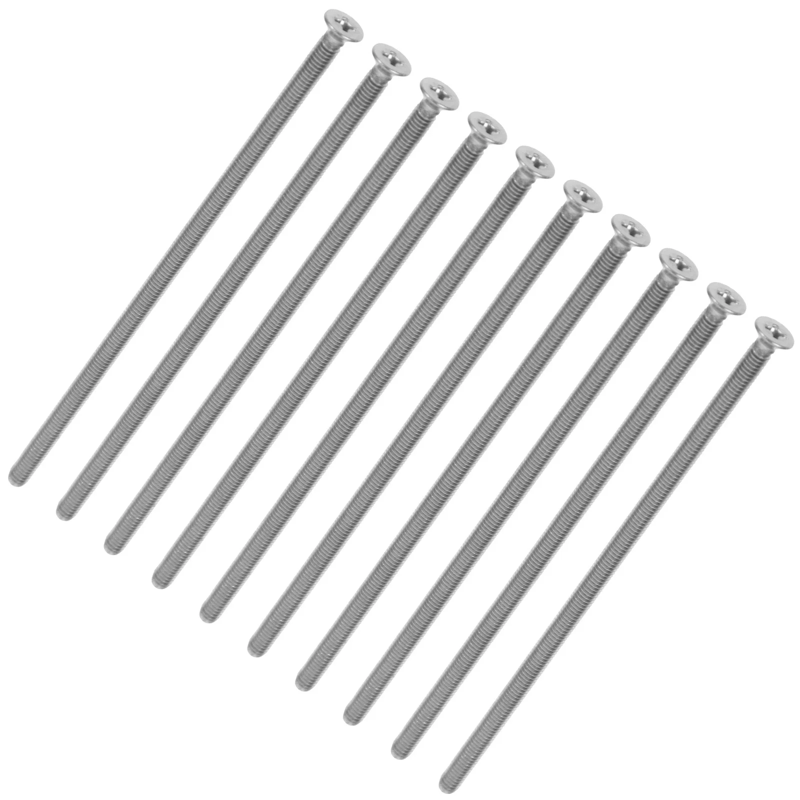 

10pcs Long Outlet Stainless Steel Wall Plate Extended Length For Electrical Outlet Box Installation Self Tapping Sheet Metal