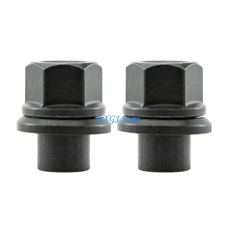 37JE Wheel Service Steel Part for Trucks, Two-Piece Build in Black Finish