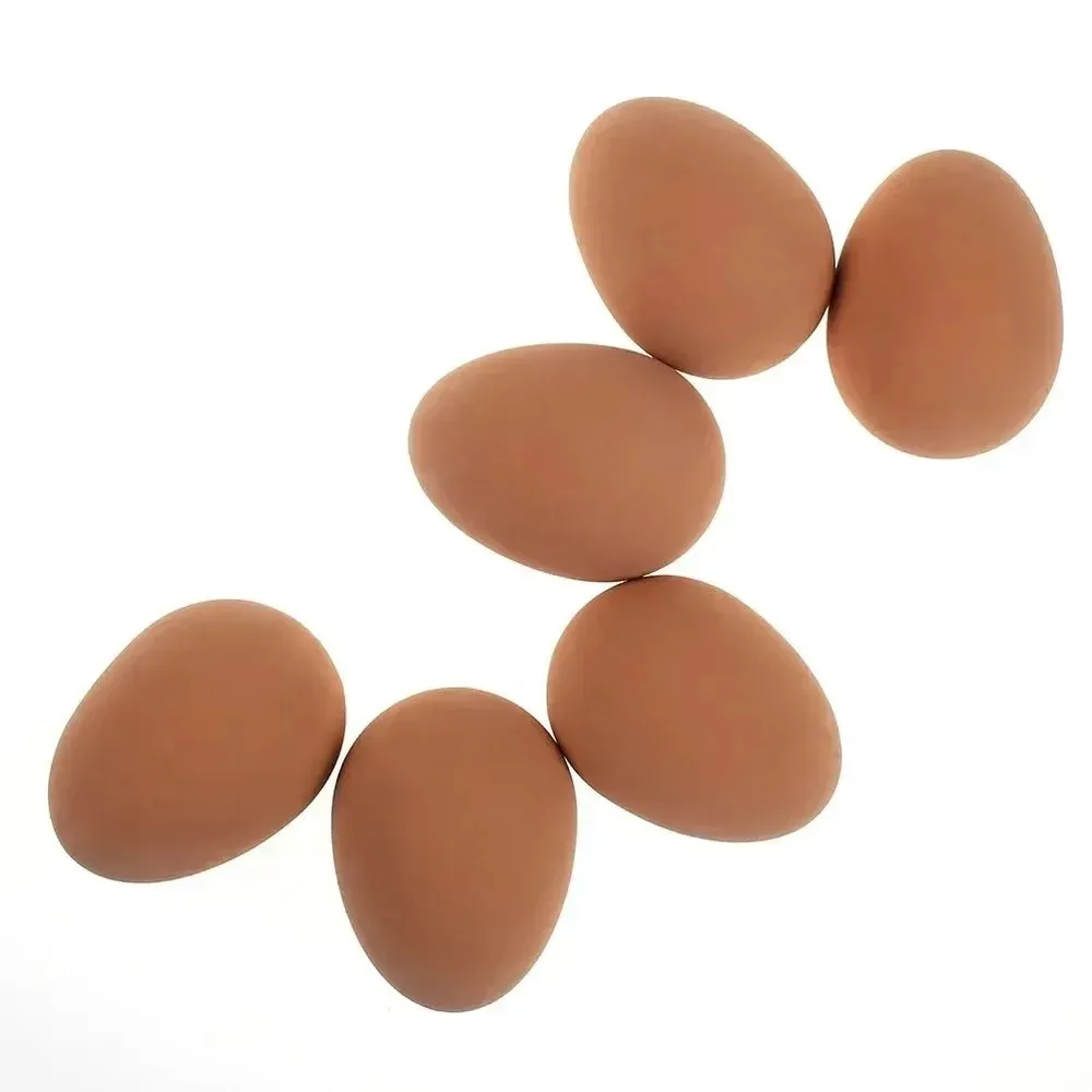 Huevos Falsos de Alta Simulación, Modelo de Huevo Elástico, Accesorios de Magia, Huevos Irrompibles, Broma, Huevo Falso, Accesorios para Incubación de Pollitos (1 Pieza)