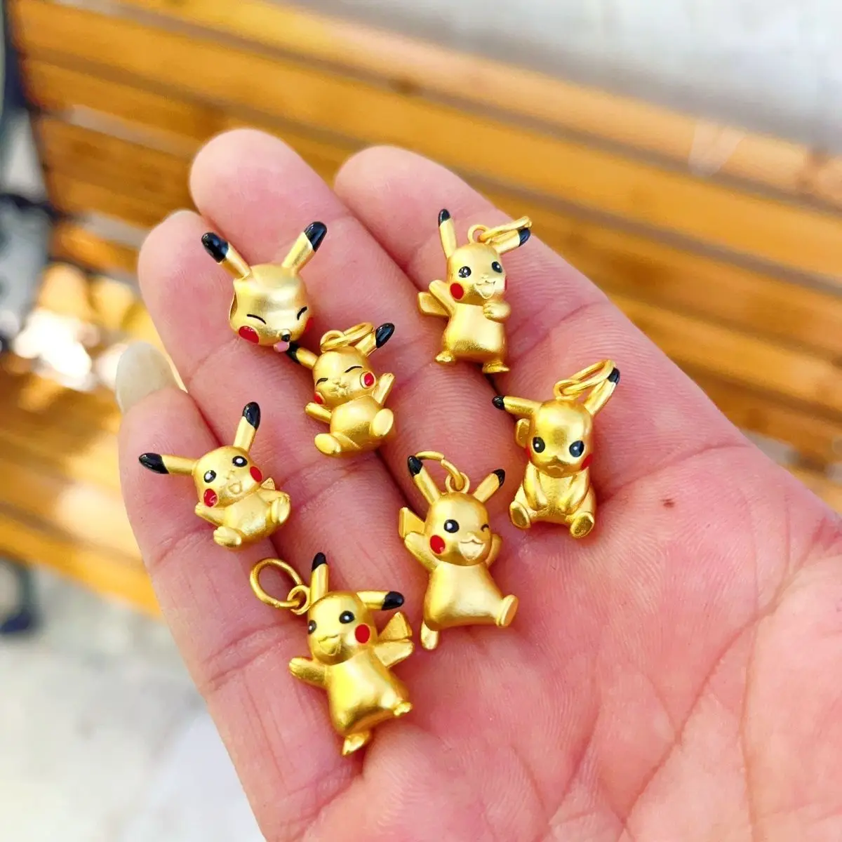3 pendentifs Pokémon, ornements mignons de dessin animé, porte-clés, bracelet, accessoires amusants, cadeaux parent-enfant, cadeaux à offrir et à collectionner