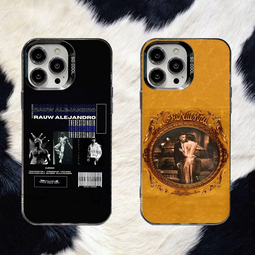

Rauw Alejandro цр Nuestra Чехол для телефона для iPhone 16,15,14,13,12,11,8,7,Pro,Max,Plus,Mini,XS,SE Anti Fall Black Matte Hard