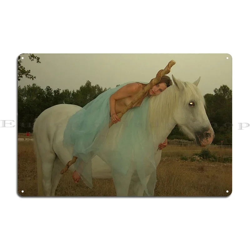 Loune Horse Riding Metal Signs Rusty Plaques Design Living Room Party Plates Tin Sign Poster