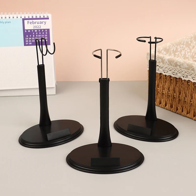 Action Figure Stand 1/6 Scale Model Stand 12 Inch, Black Holder Support Base Adjustable Bracket for Model Display U Type