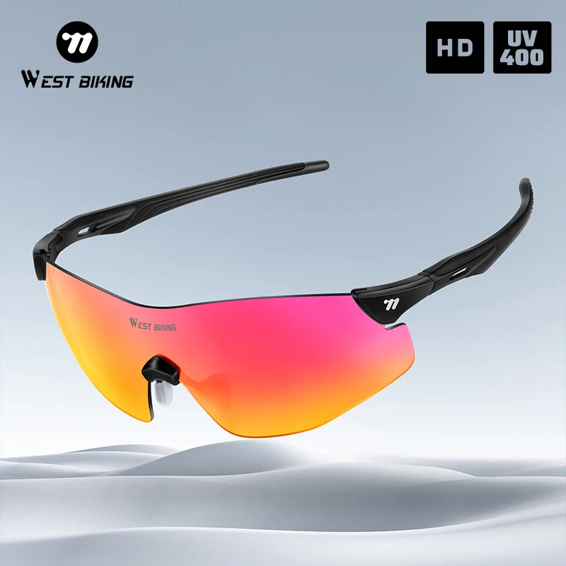 

WEST BIKING Luxury UV400 Sunglasses Outdoor Sport Drving Shades MTB Bicycle Cycling Eyewear for Men Women Riding HD Goggles