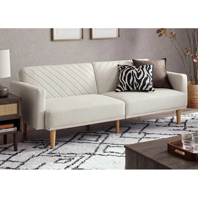 Futon sofa bed, couch, small, Sleeper, loveseat, Mid Century Modern , Cama, couches for living room (S