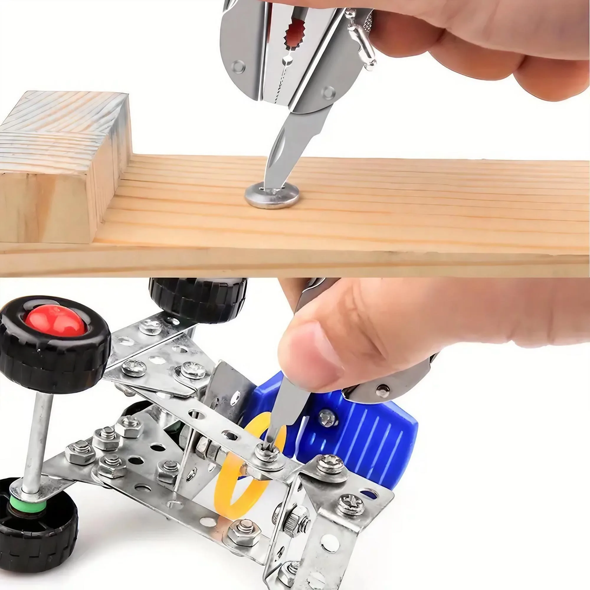 Imagem -03 - Stonego-mini Alicate Chaveiro Alicate Multitool Cortador de Fio Chave de Fenda Phillips Faca Arquivo Chave de Fenda Plana 1pc