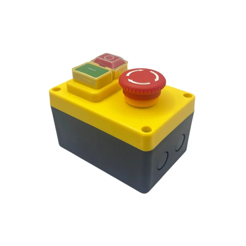 YH02-A KJD17D NVR Electromagnetic Switch 250V 16A with Emergency Stop, Button Voltage Release Switch