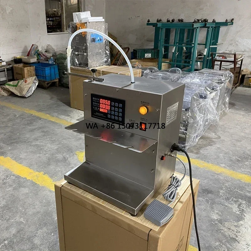 

Semi-Automatic Pneumatic Liquid Dispenser Quantitative Sauce Bag Filling Machine for Food Beverage Chemical Packaging Made Metal